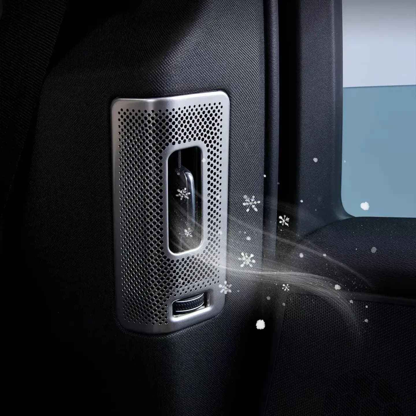 For Volvo XC60 XC90 S90 V90 2018-2026 Car Rear Air Conditioner Air Outlet Dust Cover on The B-pillar Car Interior Accessories